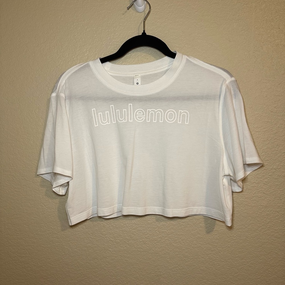 Lululemon All Yours Cropped Graphic Tee